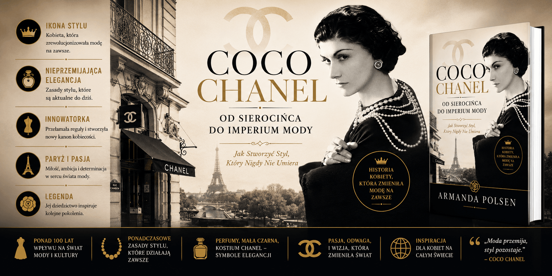 Coco Chanel. Od Sierocińca do Imperium Mody - Armanda Polsen