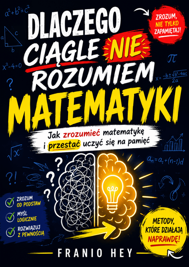 książka Dlaczego Ciągle Nie Rozumiem Matematyki - Franio Hey
