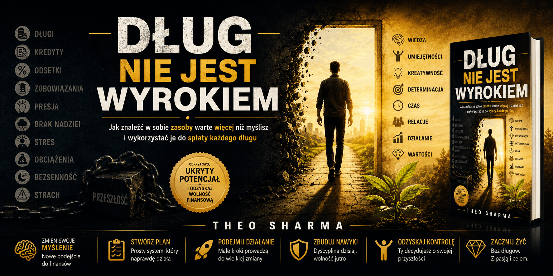 książka Dług Nie Jest Wyrokiem - Theo Sharma