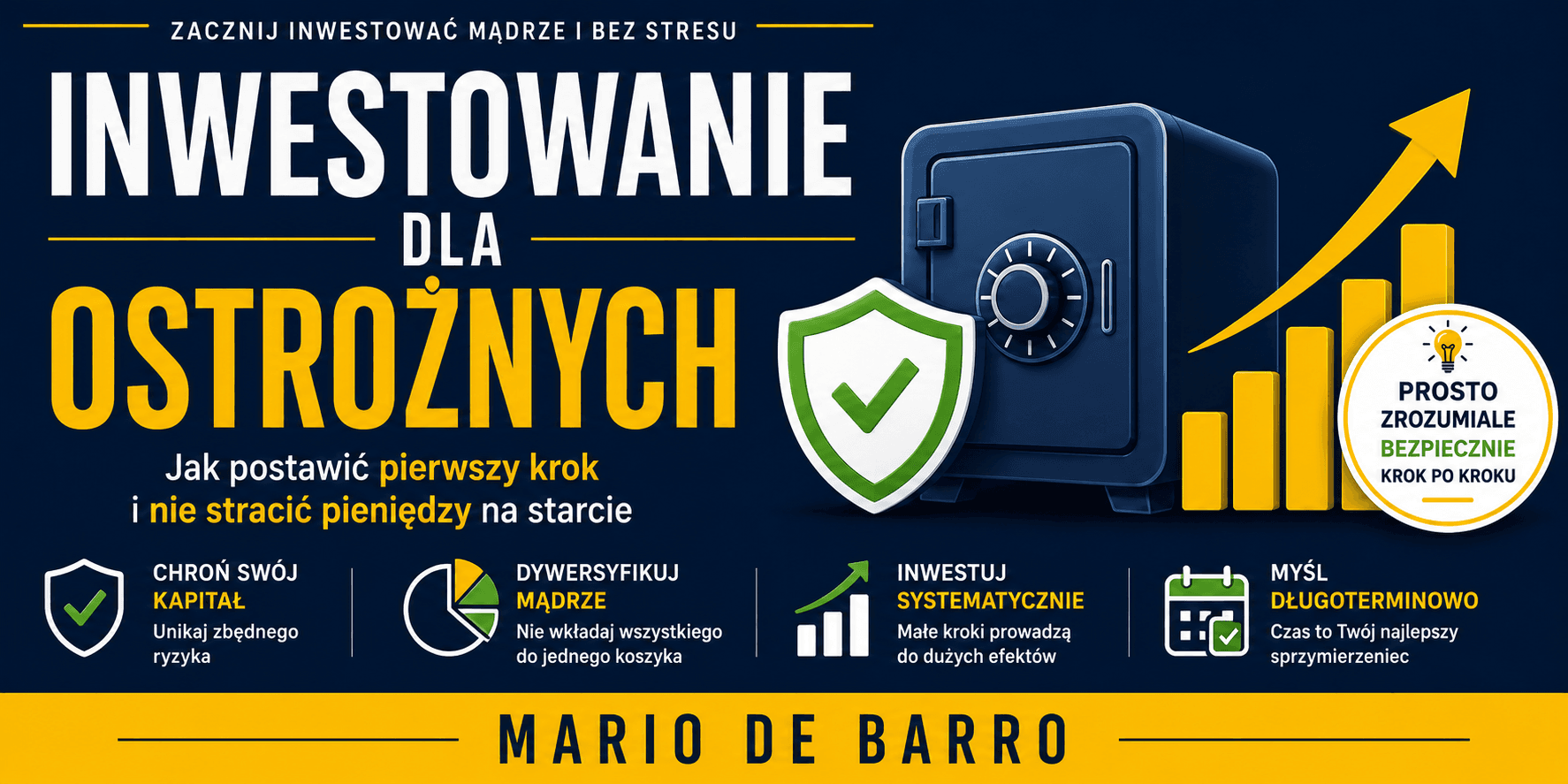 ksiązka Inwestowanie Dla Ostrożnych - Mario de Barro