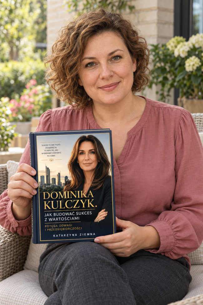 Katarzyna Ziemna<div id="crumbs" class="breadcrumbs-bmecp crumbs"><a href="https://prawdziwy-sukces.pl/">Prawdziwy Sukces</a> <span class="breadcrumb-sep">></span> <a href="https://prawdziwy-sukces.pl//ksiazka/">Produkt</a> <span class="breadcrumb-sep">></span> <span class="current">Dominika Kulczyk: Jak Budować Sukces z Wartościami – Katarzyna Ziemna</span></div>