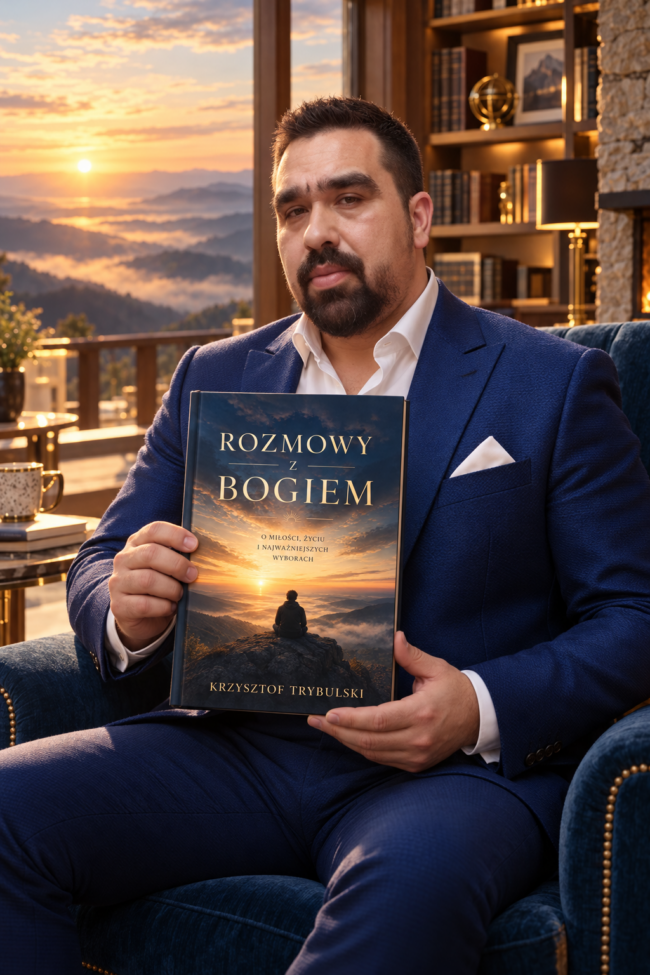 Krzysztof Trybulski Rozmowy z Bogiem<div id="crumbs" class="breadcrumbs-bmecp crumbs"><a href="https://prawdziwy-sukces.pl/">Prawdziwy Sukces</a> <span class="breadcrumb-sep">></span> <a href="https://prawdziwy-sukces.pl//ksiazka/">Produkt</a> <span class="breadcrumb-sep">></span> <span class="current">Rozmowy z Bogiem – Krzysztof Trybulski</span></div>