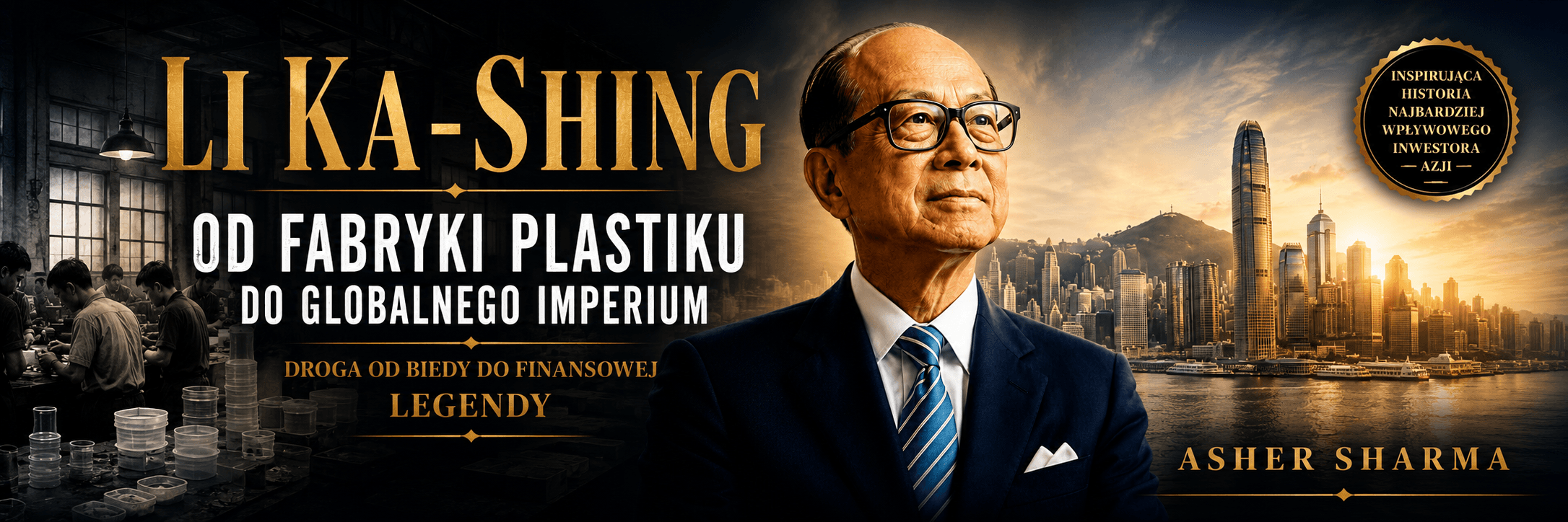 książka Li Ka-shing. Od Fabryki Plastiku do Globalnego Imperium - Asher Sharma