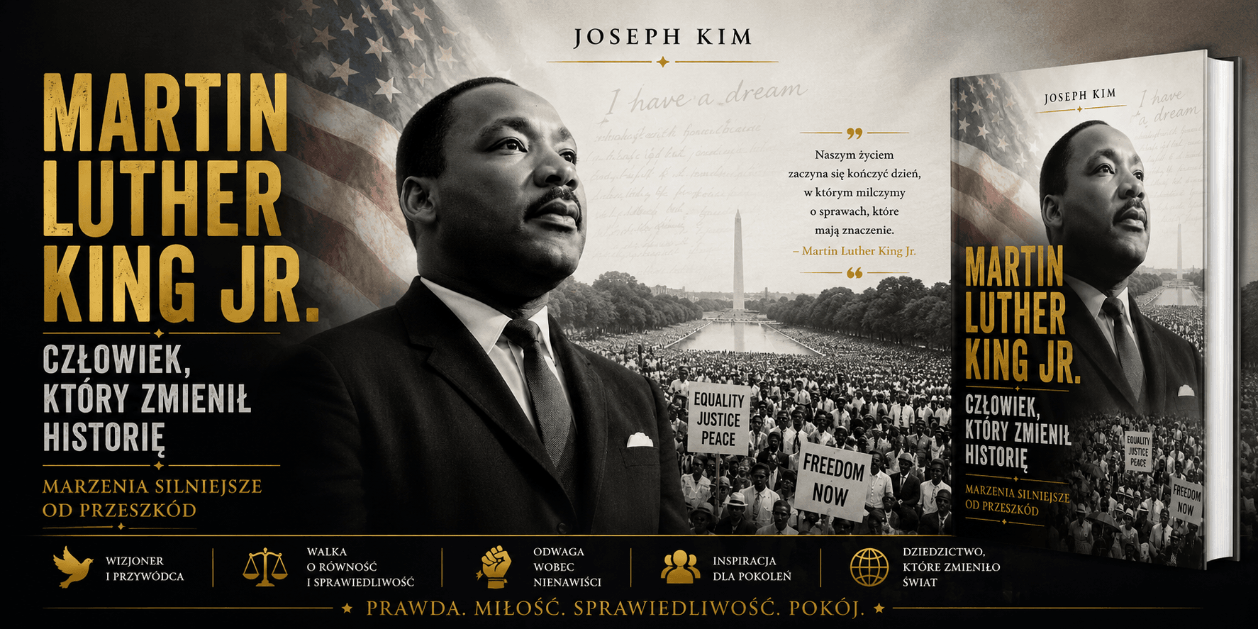 książka Martin Luther King Jr.. Człowiek, Który Zmienił Historię - Joseph Kim
