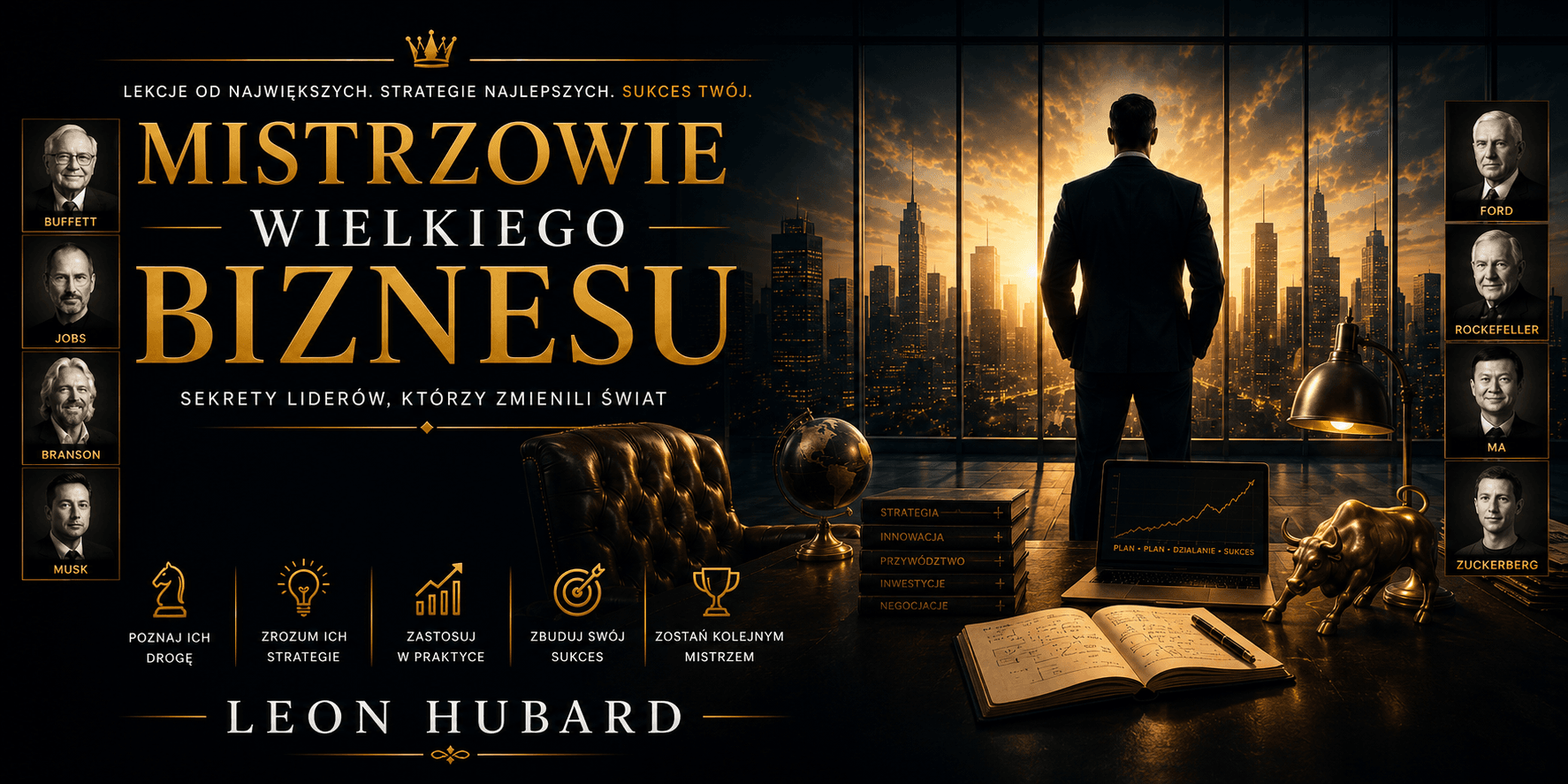 książka Mistrzowie Wielkiego Biznesu – Leon Hubard