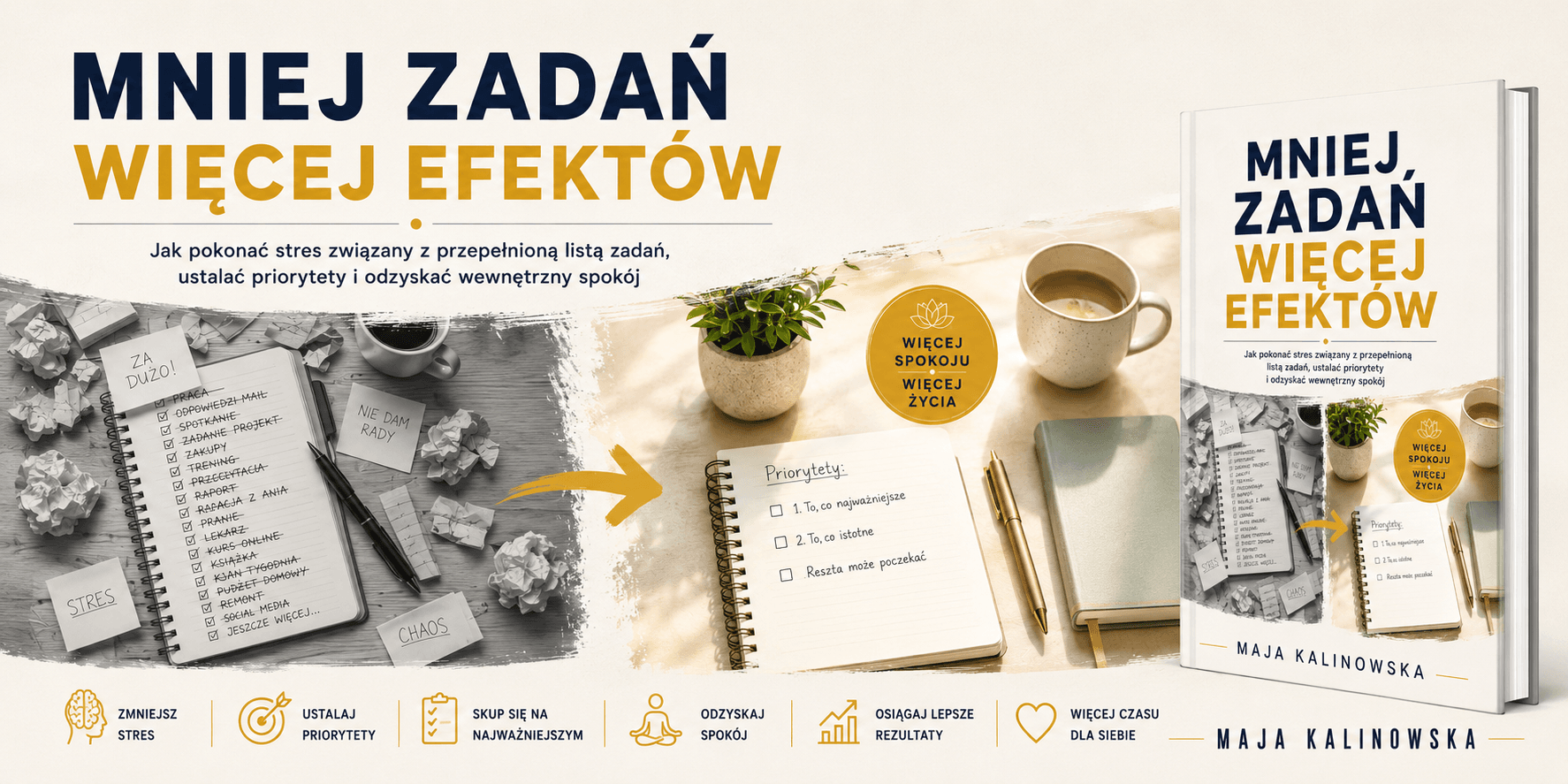 Mniej Zadań Więcej Efektów - Maja Kalinowska