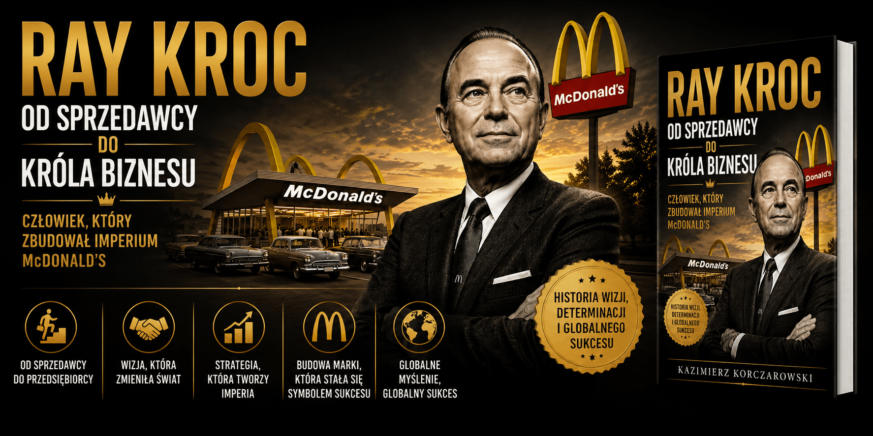Ray Kroc. Od Sprzedawcy do Króla Biznesu - Kazimierz Korczarowski