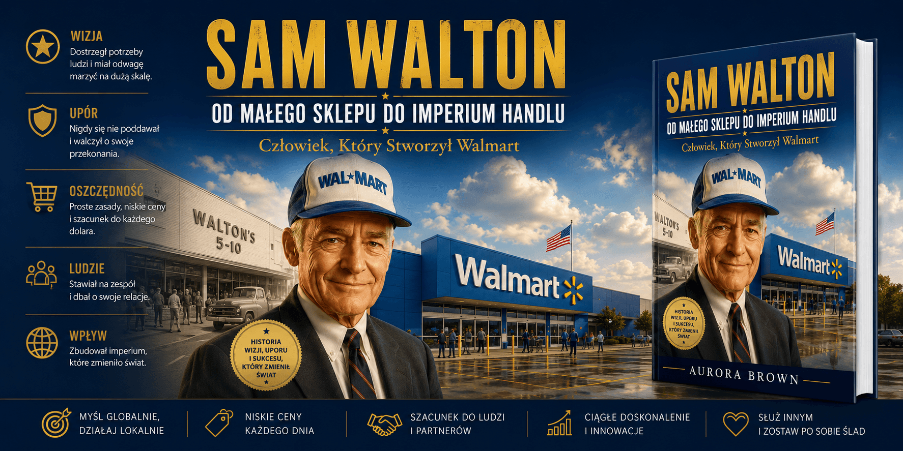 Sam Walton. Od Małego Sklepu do Imperium Handlu - Aurora Brown