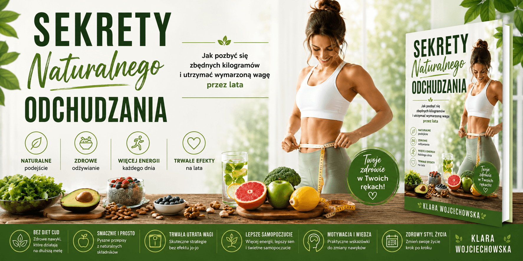 książka Sekrety Naturalnego Odchudzania - Klara Wojciechowska