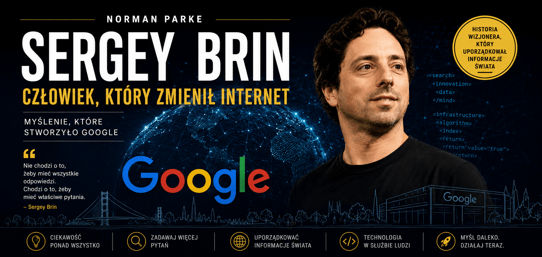 Sergey Brin: Człowiek Który Zmienił Internet - Norman Parke