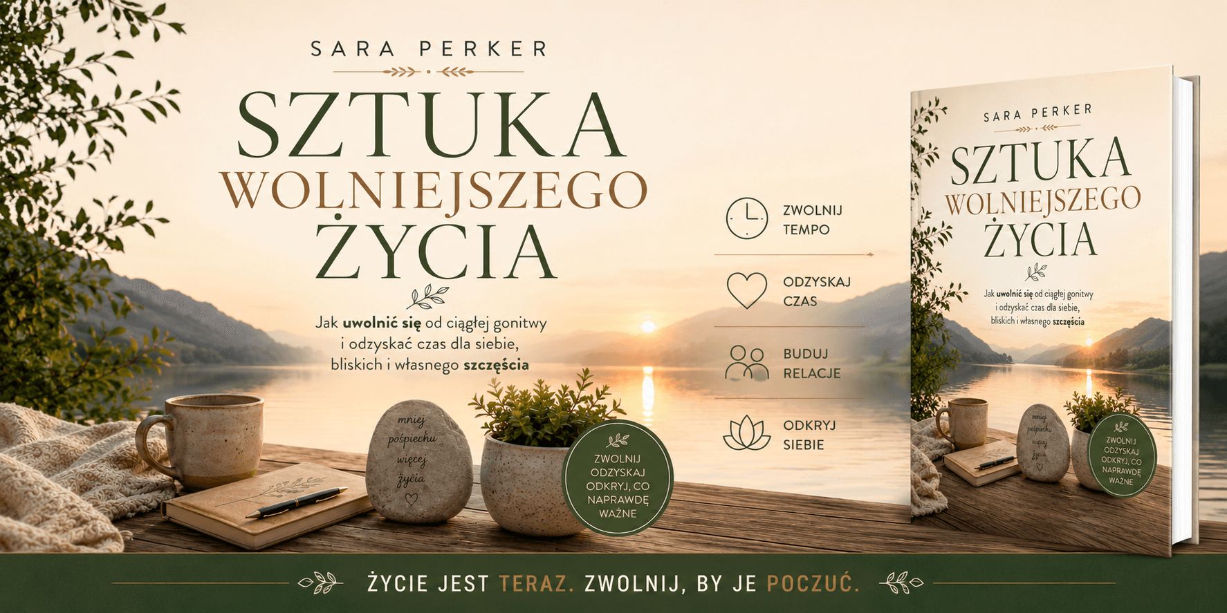 książka Sztuka Wolniejszego Życia - Sara Perker