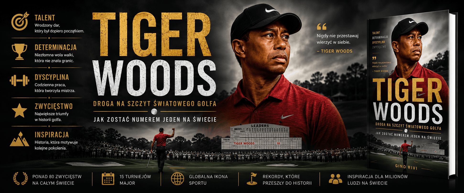 Tiger Woods. Droga na Szczyt Światowego Golfa - Gino Rivi