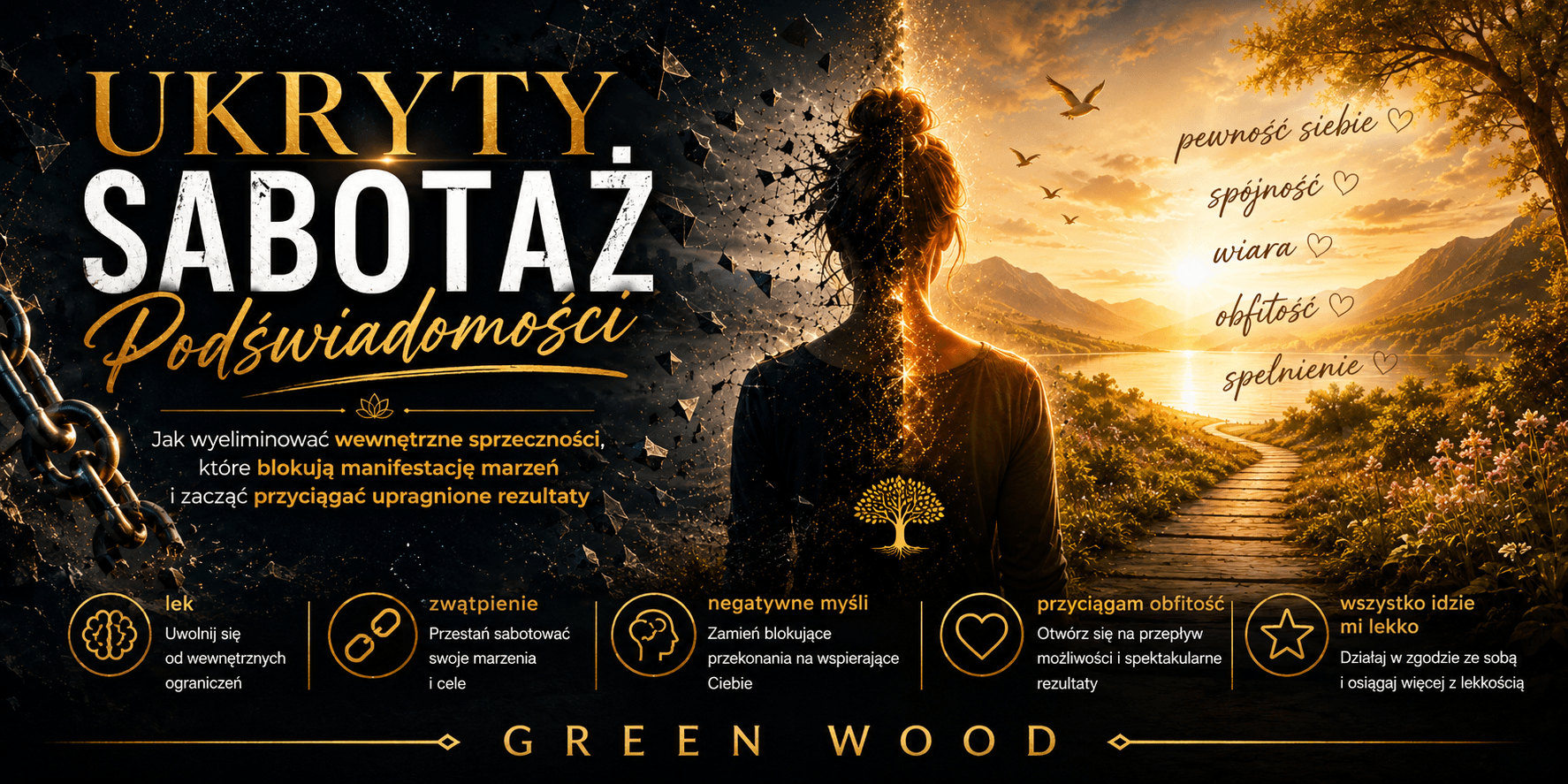 książka Ukryty Sabotaż Podświadomości - Green Wood
