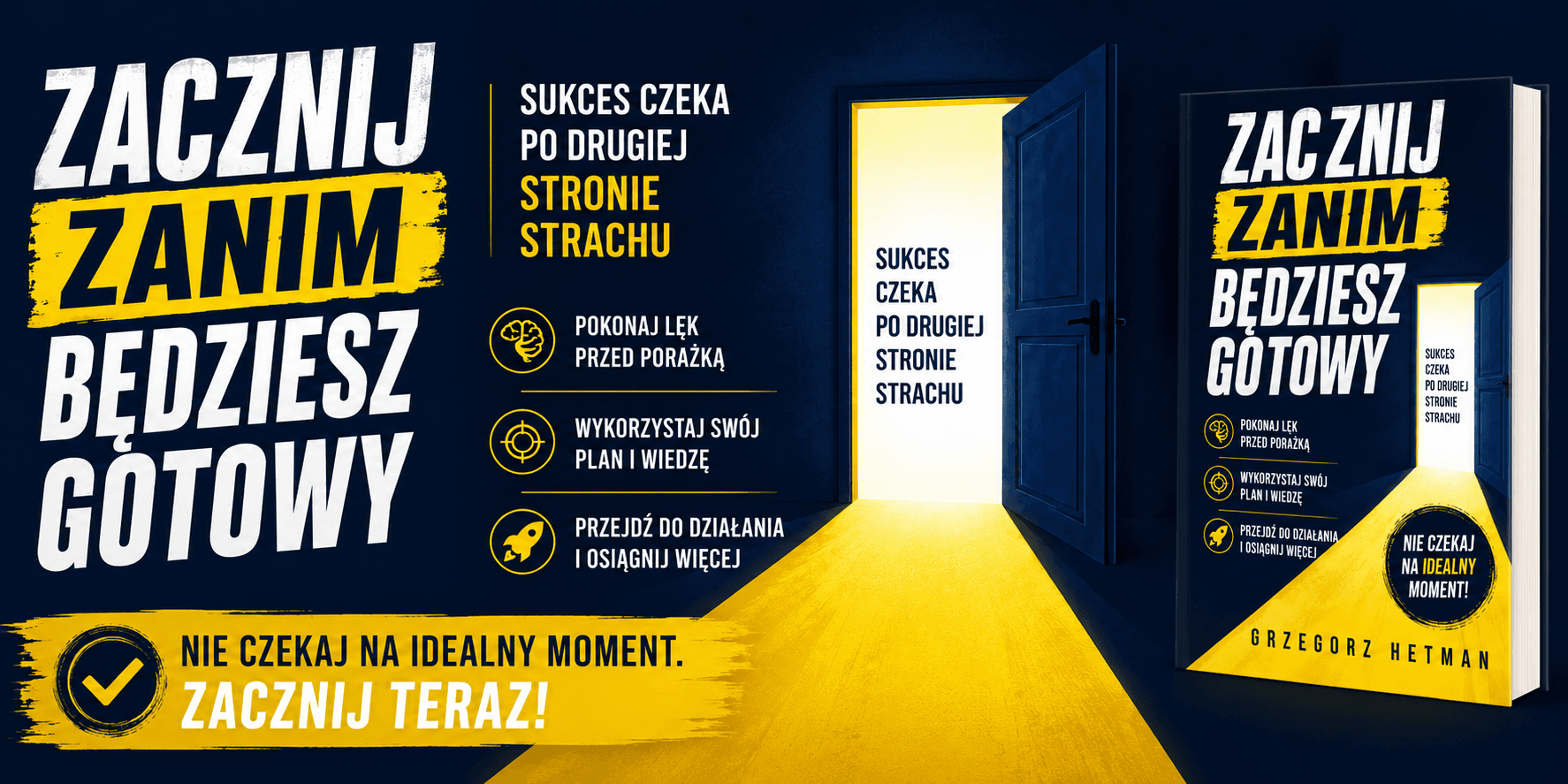 książka Zacznij Zanim Będziesz Gotowy – Grzegorz Hetman