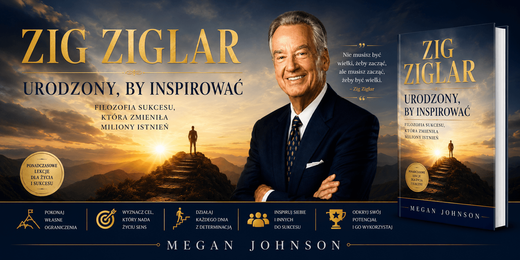 książka Zig Ziglar. Urodzony, By Inspirować - Megan Johnson