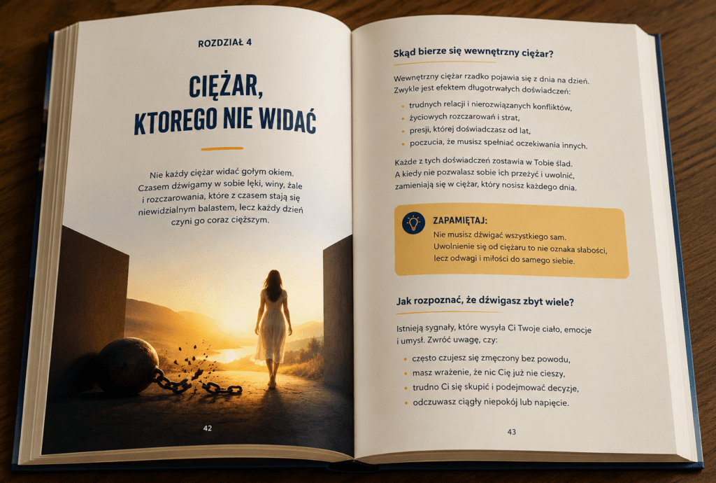 książka 2<div id="crumbs" class="breadcrumbs-bmecp crumbs"><a href="https://prawdziwy-sukces.pl/">Prawdziwy Sukces</a> <span class="breadcrumb-sep">></span> <a href="https://prawdziwy-sukces.pl//ksiazka/">Produkt</a> <span class="breadcrumb-sep">></span> <span class="current">Ciężar Którego Nie Musisz Nosić – Hanna Noel</span></div>