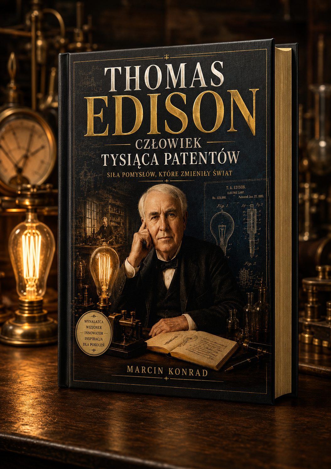 Thomas Edison Człowiek Tysiąca Patentów - Marcin Konrad