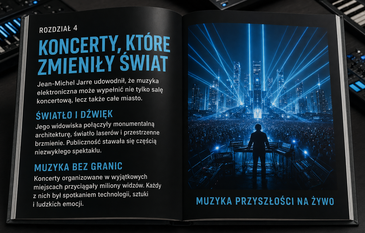 książka Jean-Michel Jarre Muzyka Przyszłości - Marcin Rej