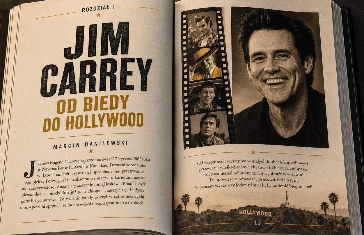 Jim Carrey. Od Biedy do Hollywood - Marcin Danilewski