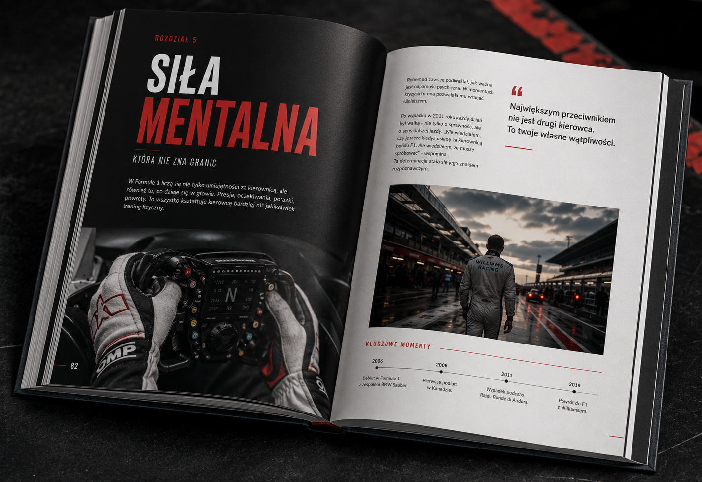 książka Robert Kubica. Niemożliwe Nie Istnieje - Grzegorz Sienkiewicz
