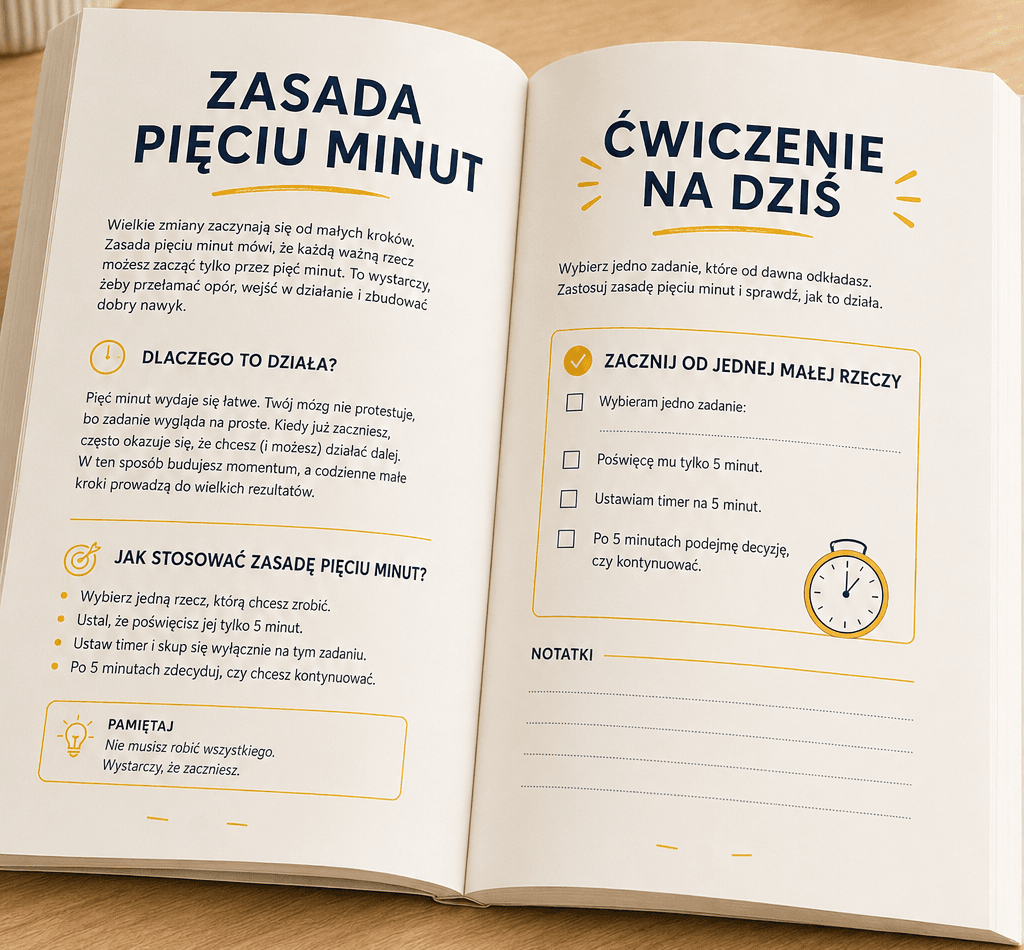 książka Pięć Minut Które Zmieniają Wszystko - Katarzyna Zielińska