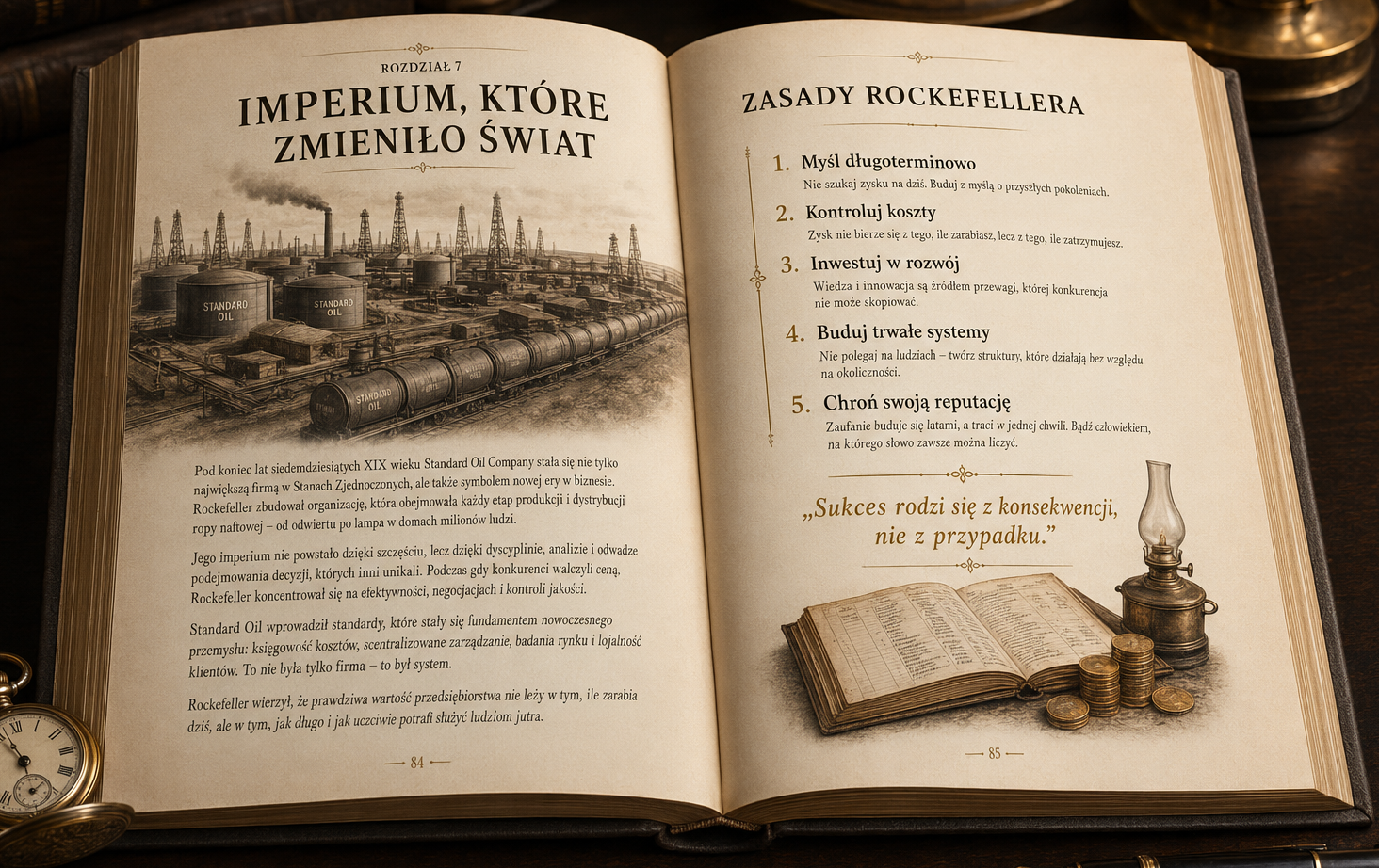 książka John D. Rockefeller Od Skromnych Początków do Olbrzymiej Fortuny - Patryk Siwy