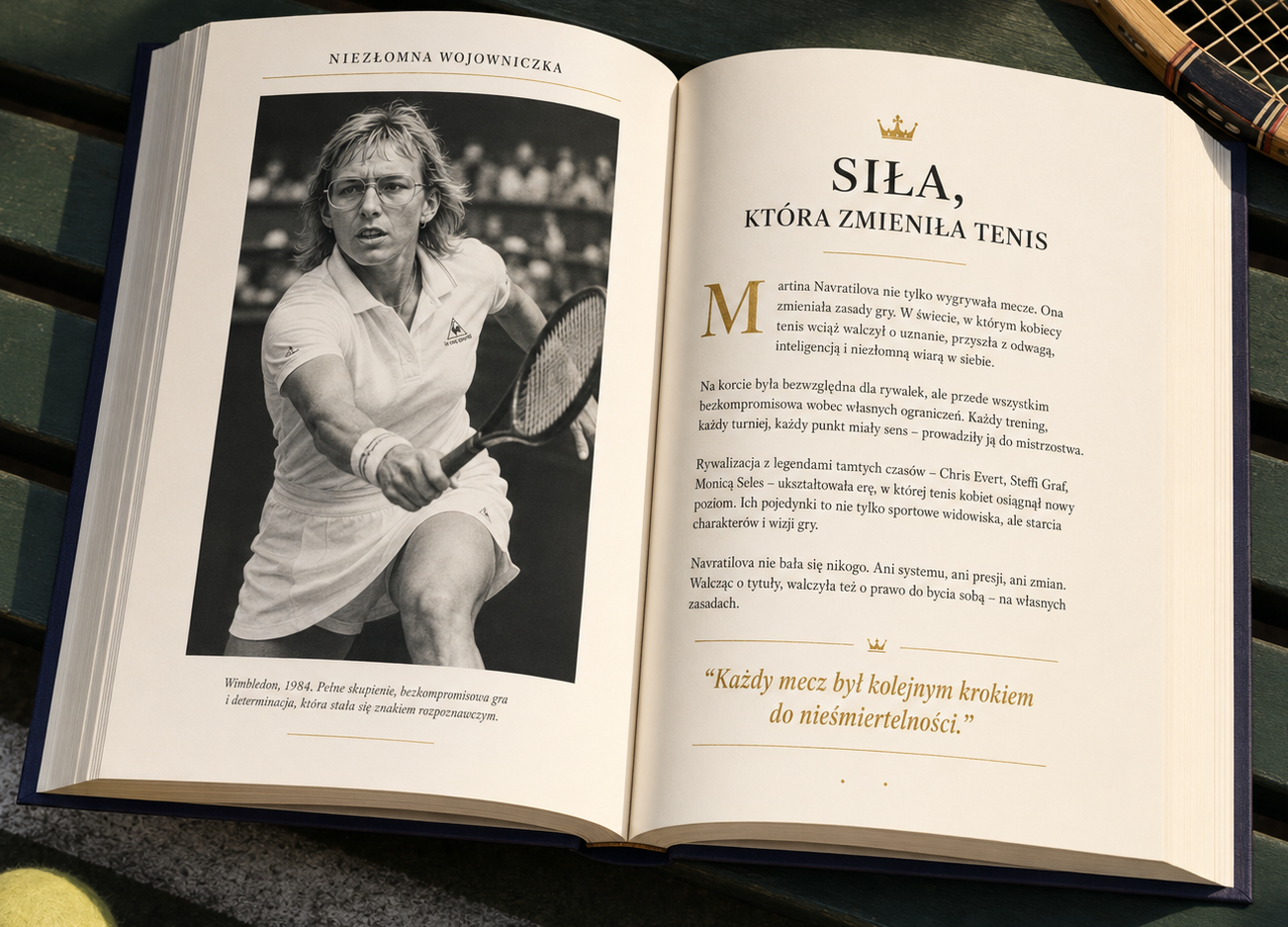 książka Martina Navratilova. Królowa Kortów - Bella Ahmad