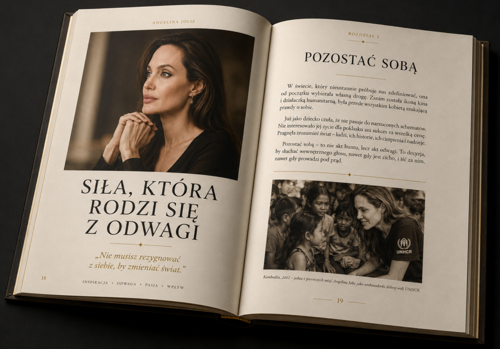 książka 2<div id="crumbs" class="breadcrumbs-bmecp crumbs"><a href="https://prawdziwy-sukces.pl/">Prawdziwy Sukces</a> <span class="breadcrumb-sep">></span> <a href="https://prawdziwy-sukces.pl//ksiazka/">Produkt</a> <span class="breadcrumb-sep">></span> <span class="current">Angelina Jolie: Jak Zdobyć Świat Pozostając Sobą – Teresa Carter</span></div>