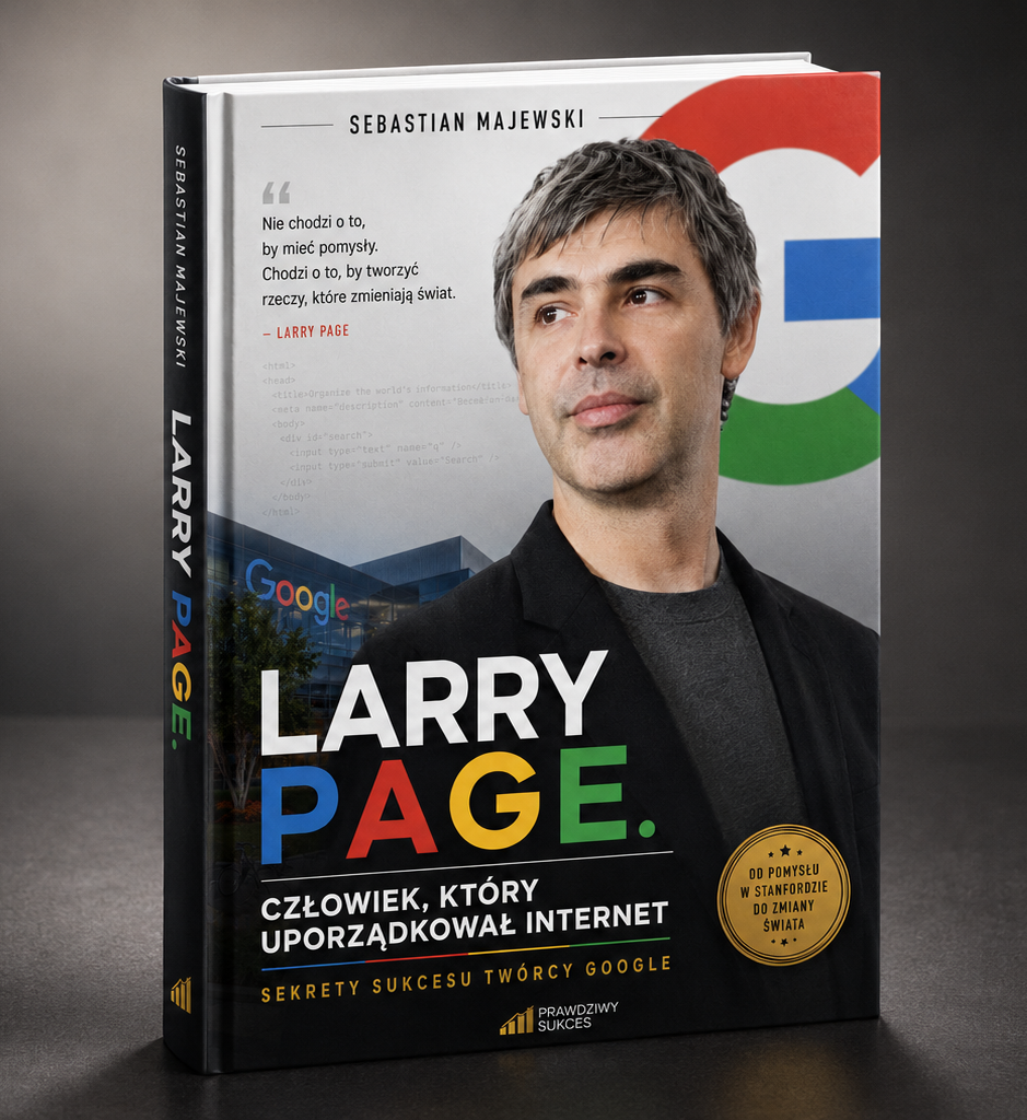 książka Larry Page. Człowiek, Który Uporządkował Internet - Sebastian Majewski