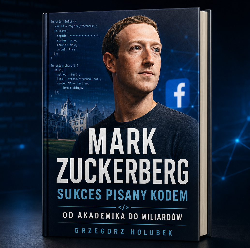 książka Mark Zuckerberg Sukces Pisany Kodem - Grzegorz Holubek