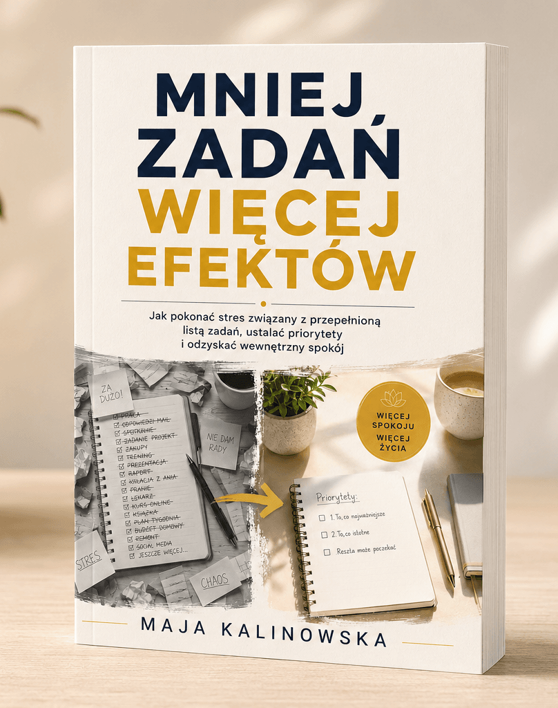 Mniej Zadań Więcej Efektów - Maja Kalinowska
