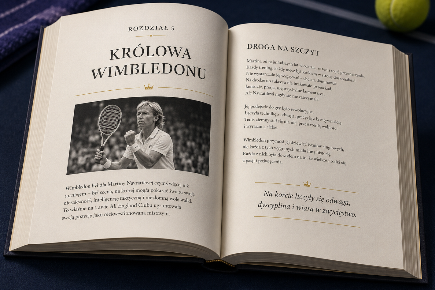 książka Martina Navratilova. Królowa Kortów - Bella Ahmad