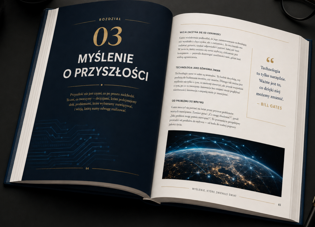 książka 2<div id="crumbs" class="breadcrumbs-bmecp crumbs"><a href="https://prawdziwy-sukces.pl/">Prawdziwy Sukces</a> <span class="breadcrumb-sep">></span> <a href="https://prawdziwy-sukces.pl//ksiazka/">Produkt</a> <span class="breadcrumb-sep">></span> <span class="current">Bill Gates: Myślenie Które Zmieniło Świat – Seweryn Kowalski</span></div>