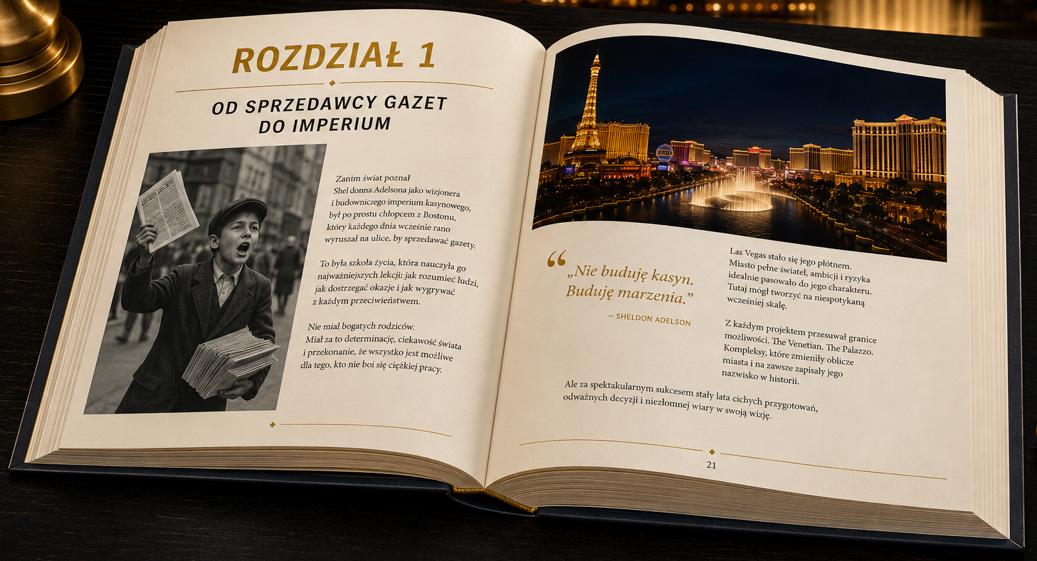 książka Sheldon Adelson. Od Sprzedawcy Gazet do Króla Las Vegas - Bruce Mayer