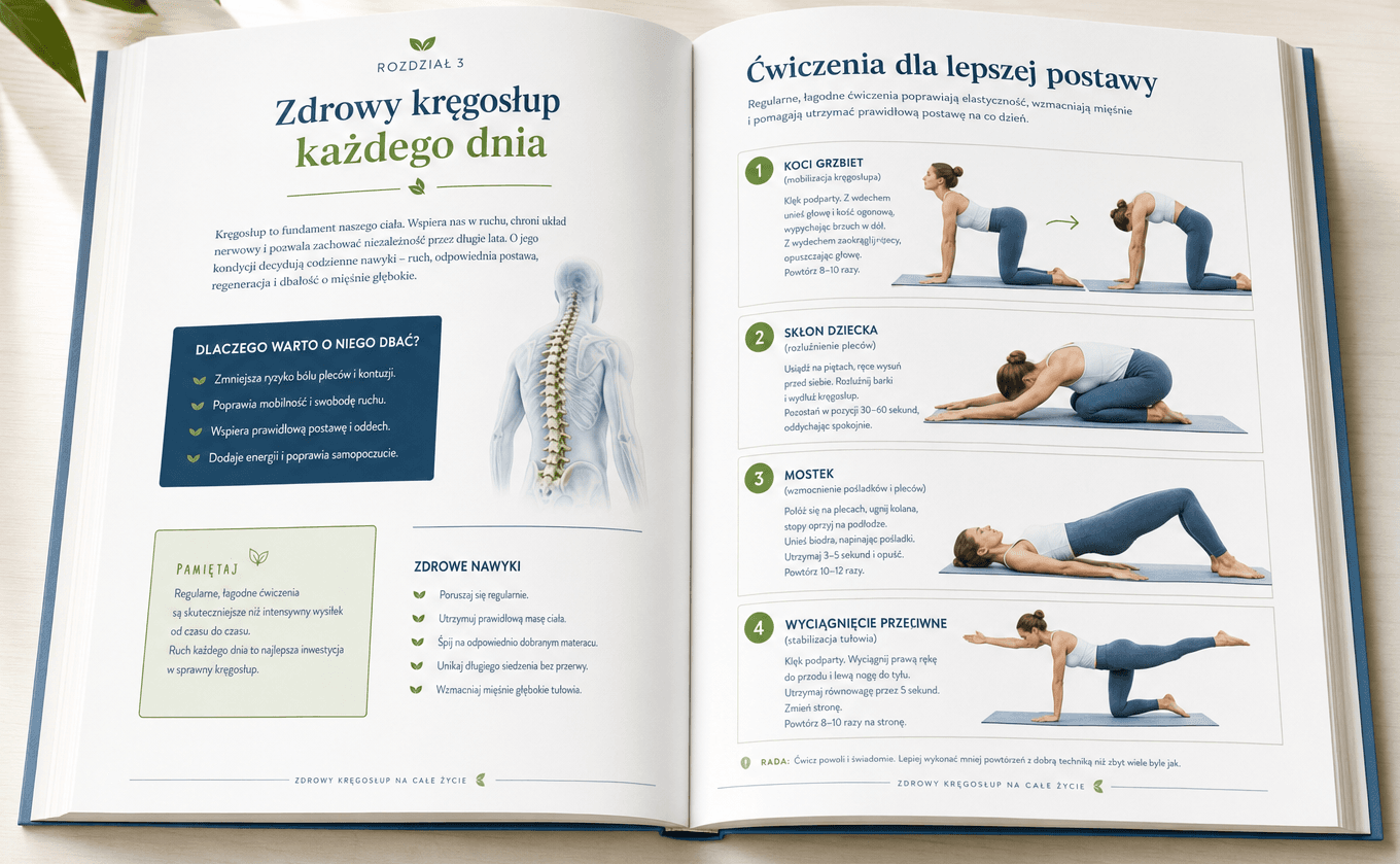 książka Zdrowy Kręgosłup na Całe Życie - Aleksandra Bielik