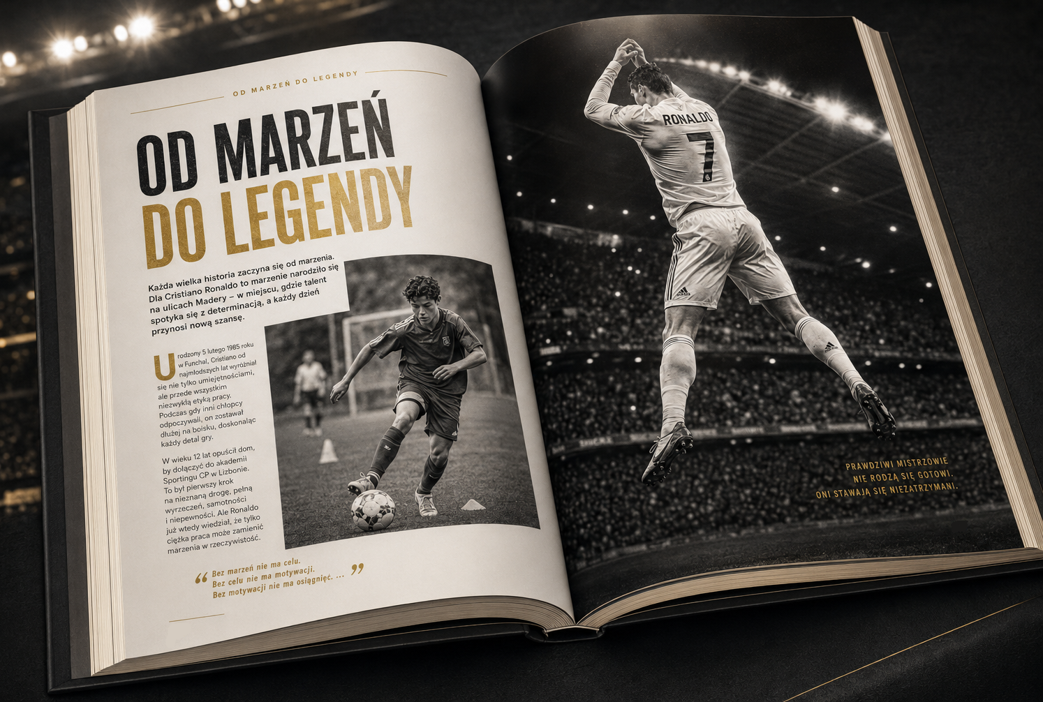 książka Cristiano Ronaldo. Od Marzeń do Legendy - Maks Kowalsky