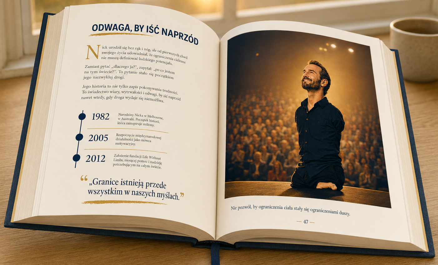Nick Vujicic. Człowiek, Który Pokonał Własne Granice - Adam Sanders