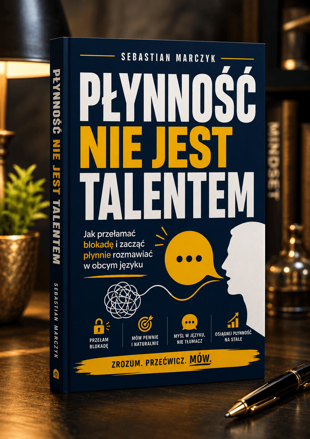 książka Płynność Nie Jest Talentem - Sebastian Marczyk