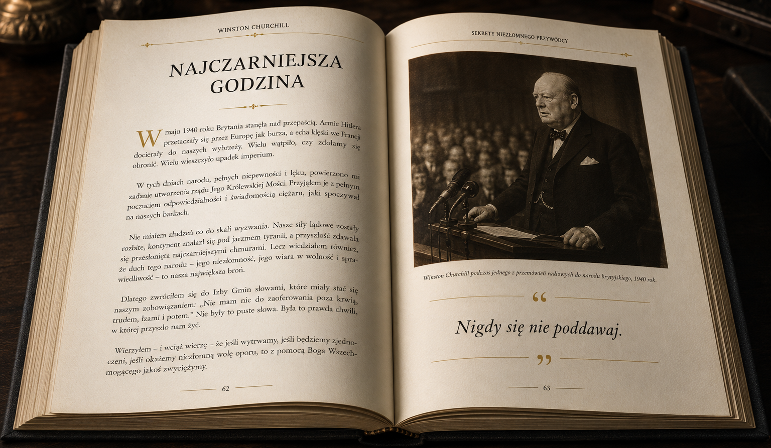 książka Winston Churchill. Sekrety Niezłomnego Przywódcy - Dennis Rivera