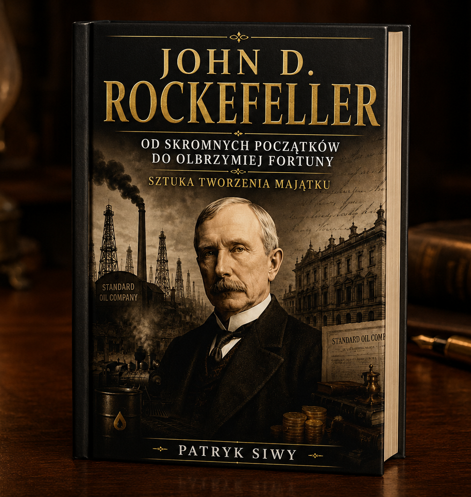 książka John D. Rockefeller Od Skromnych Początków do Olbrzymiej Fortuny - Patryk Siwy
