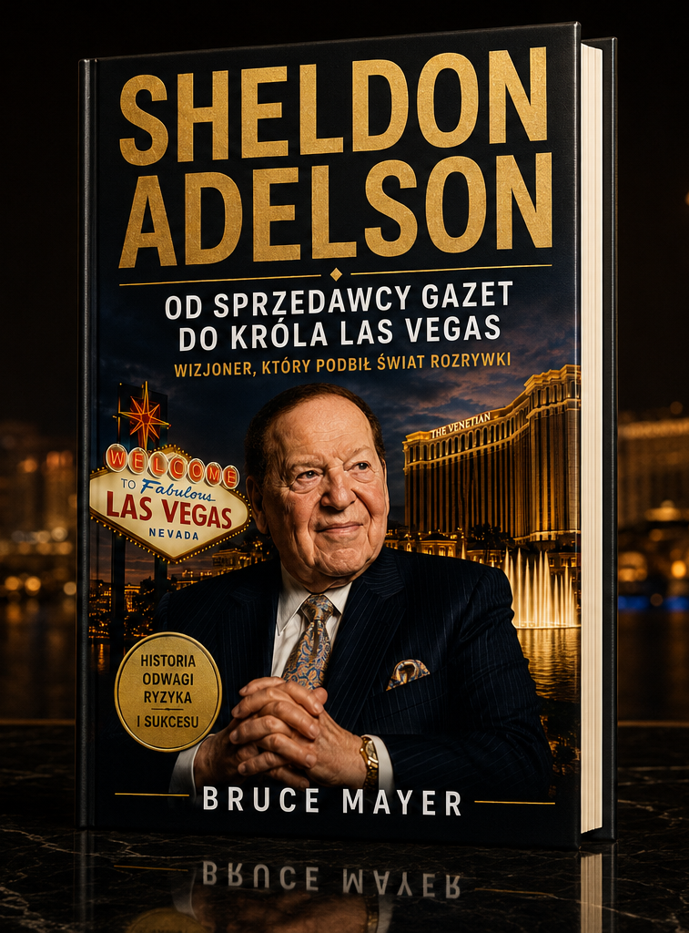 książka Sheldon Adelson. Od Sprzedawcy Gazet do Króla Las Vegas - Bruce Mayer