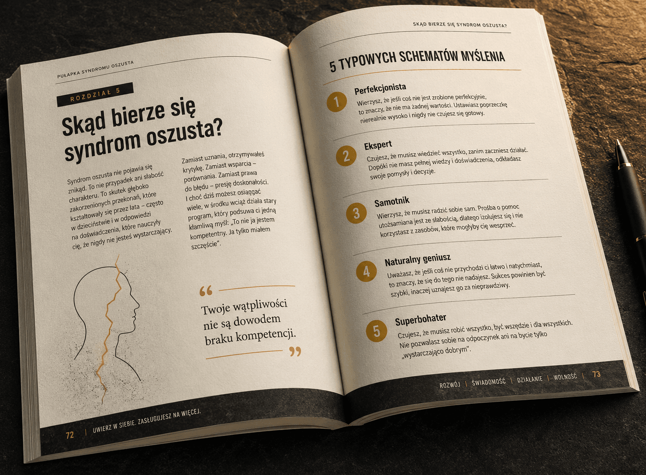 książka Pułapka Syndromu Oszusta - Rowan Davidson