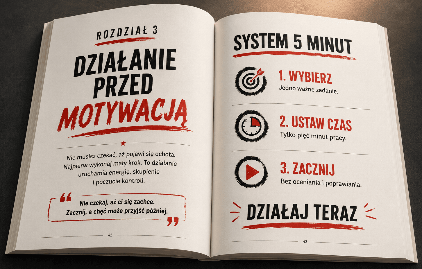 książka Motywacja To Mit - Fryderyk Hassan