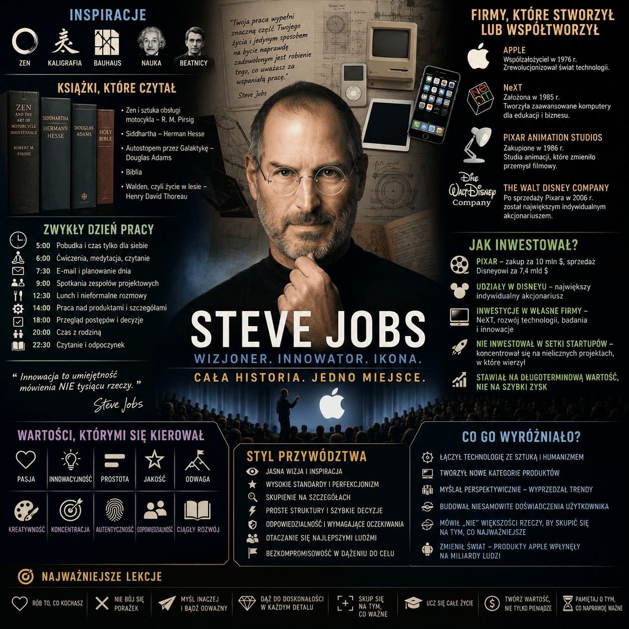Steve Jobs – historia życia, sukcesu, Apple i największych osiągnięć