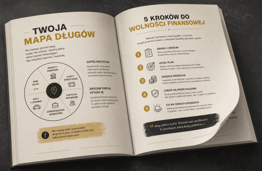 książka 3<div id="crumbs" class="breadcrumbs-bmecp crumbs"><a href="https://prawdziwy-sukces.pl/">Prawdziwy Sukces</a> <span class="breadcrumb-sep">></span> <a href="https://prawdziwy-sukces.pl//ksiazka/">Produkt</a> <span class="breadcrumb-sep">></span> <span class="current">Dług Nie Jest Wyrokiem – Theo Sharma</span></div>