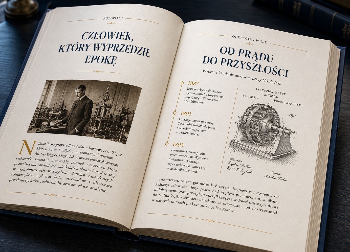 książka Nikola Tesla. Myśl Jak Geniusz, Działaj Jak Wizjoner - Asher Patel