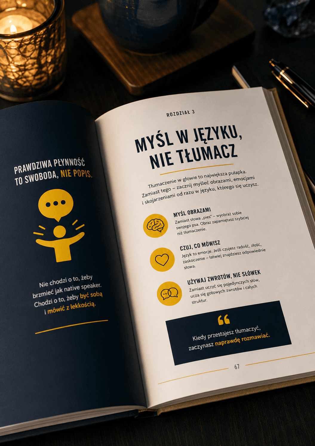 książka Płynność Nie Jest Talentem - Sebastian Marczyk