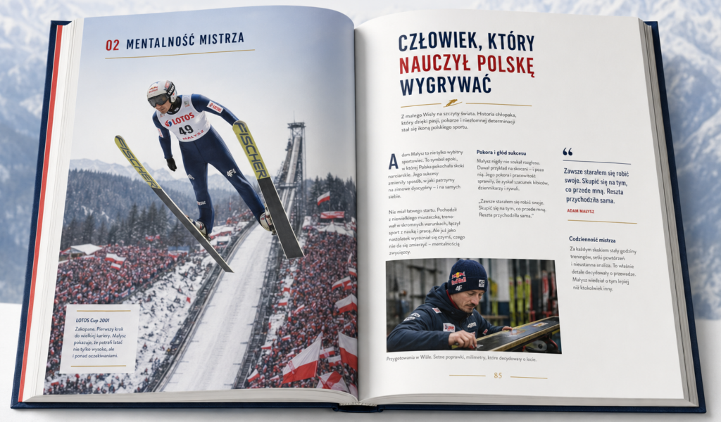 książka 2<div id="crumbs" class="breadcrumbs-bmecp crumbs"><a href="https://prawdziwy-sukces.pl/">Prawdziwy Sukces</a> <span class="breadcrumb-sep">></span> <a href="https://prawdziwy-sukces.pl//ksiazka/">Produkt</a> <span class="breadcrumb-sep">></span> <span class="current">Adam Małysz: Człowiek Który Nauczył Polskę Wygrywać – Sebastian Wajch</span></div>