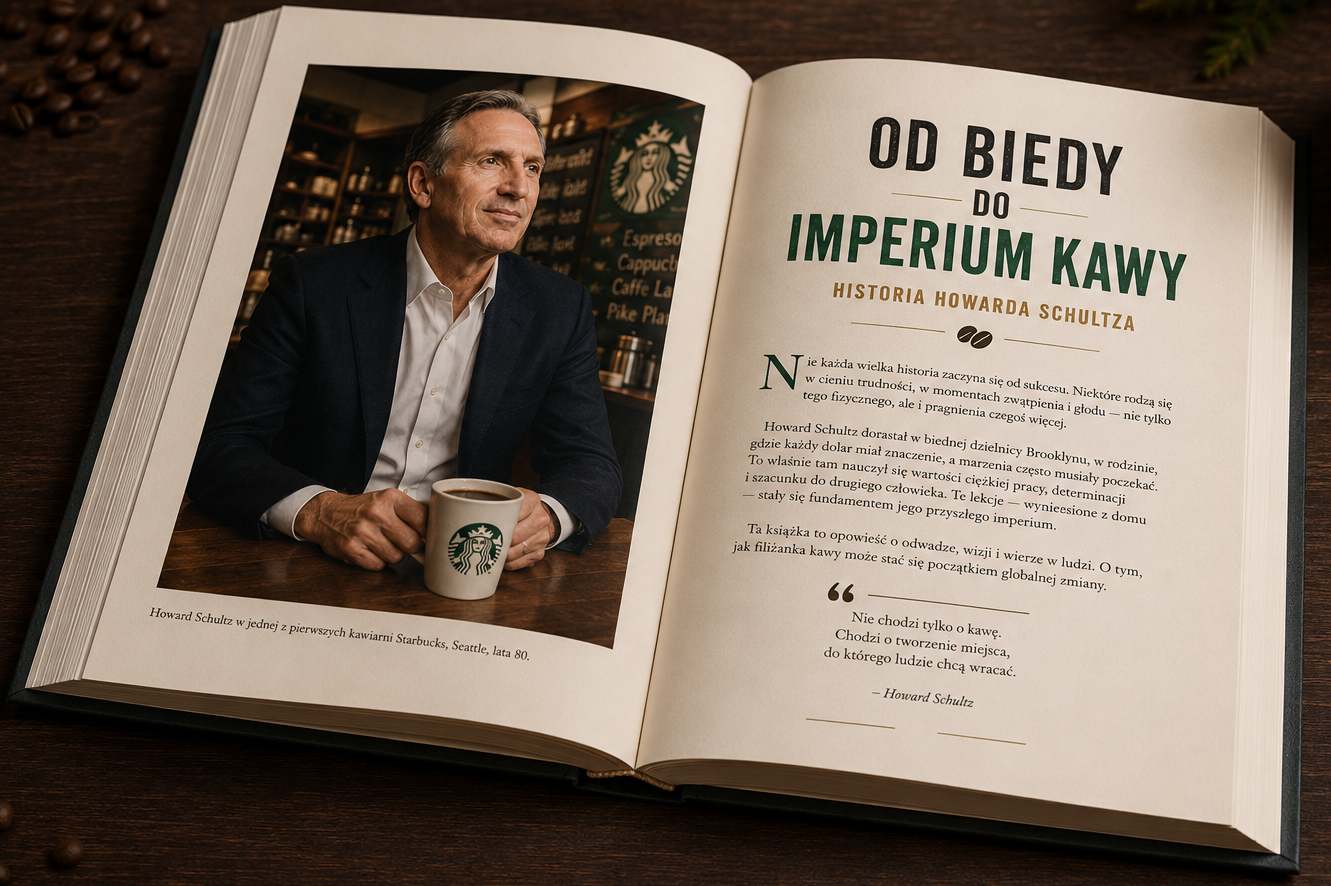 książka Howard Schultz. Od Biedy do Imperium Kawy - Marina Manzini