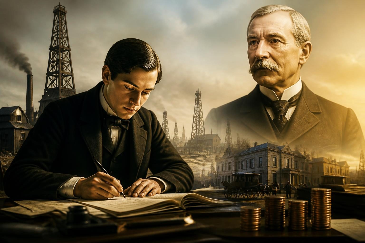 Ile lat miał John D. Rockefeller gdy odniósł pierwszy sukces?